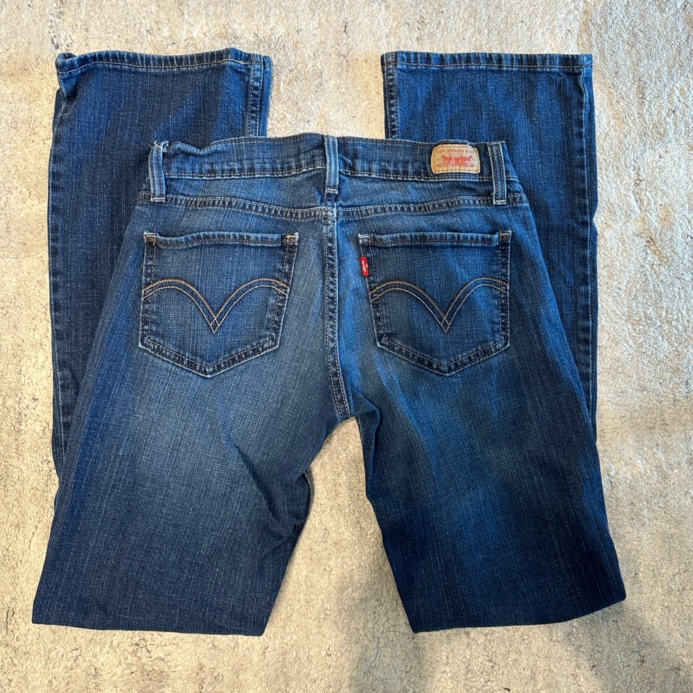 Levi’s too superlow 524 blue jeans size 5M